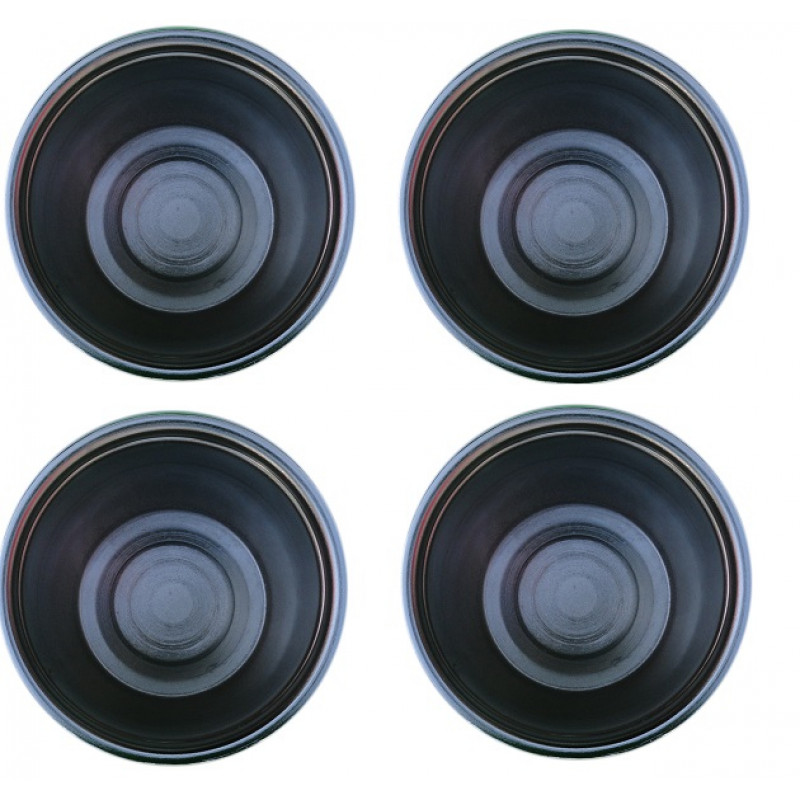 Calota Copinho Cromada da Roda Ferro Mangels 11cm Furo Central F-1000 F-100 - Jogo