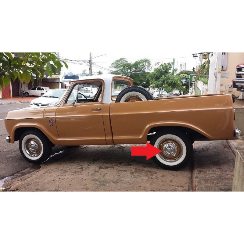 Calota C-10 D-10 Veraneio 64 a 85 Encaixe por Grampos - Jogo