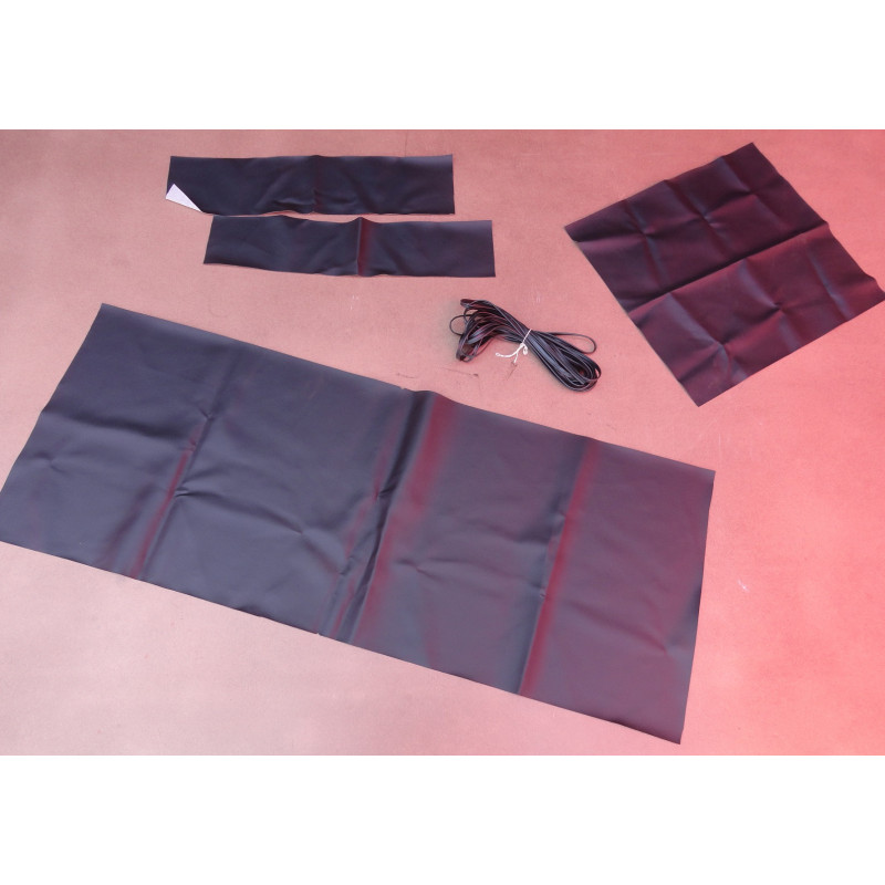 Forro Forração Teto e Banco Preto Veraneio até 78 - Jogo