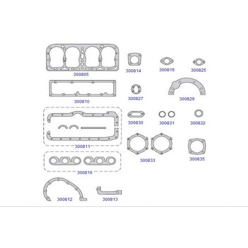 Junta Motor Ford A 28 à 31 - Jogo