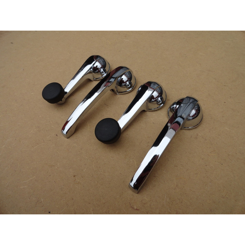 Maçaneta Interna e Manivela Vidro C-10 C-14 Veraneio - Jogo