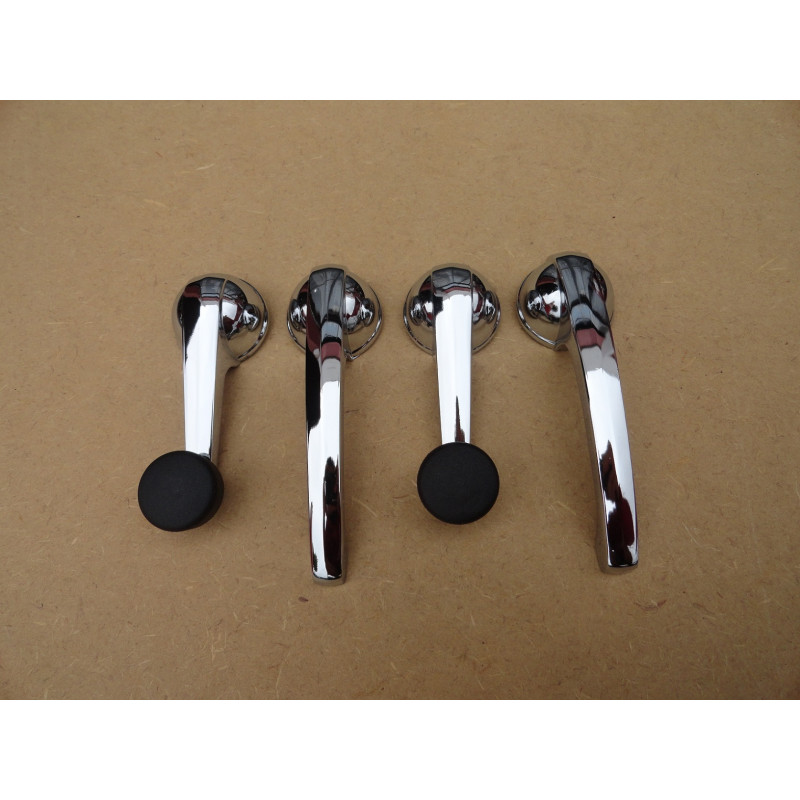 Maçaneta Interna e Manivela Vidro C-10 C-14 Veraneio - Jogo