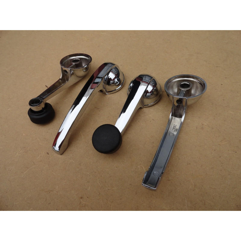 Maçaneta Interna e Manivela Vidro C-10 C-14 Veraneio - Jogo