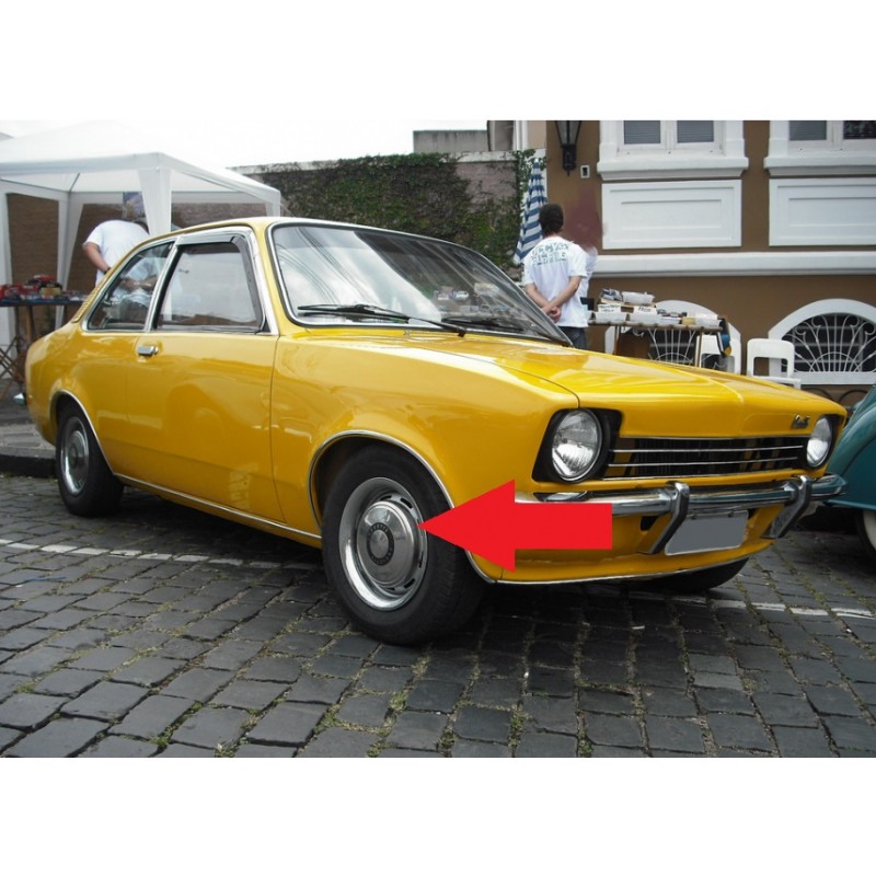 Roda Chevette até 1978 Aro 13 Tala 5,5 Original Usada - Jogo