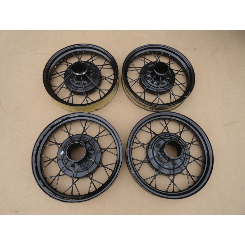 Roda Ford 1930 à 1931 Fordinho Aro 19" Tala 3" Usada - Jogo