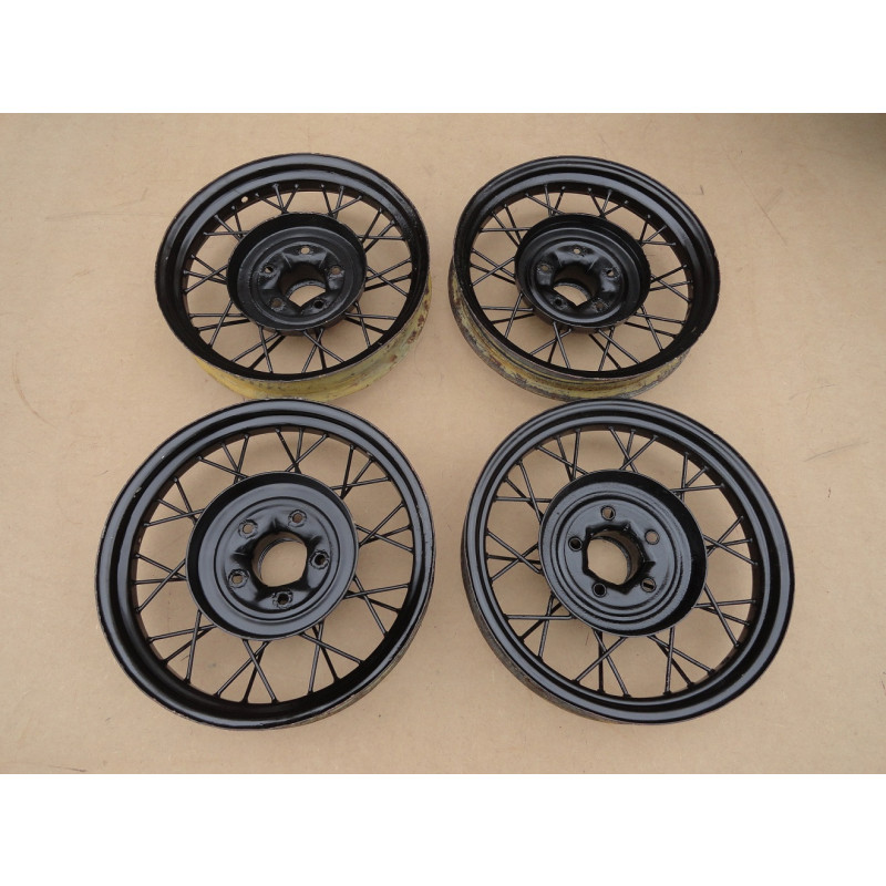 Roda Ford 1930 à 1931 Fordinho Aro 19" Tala 3" Usada - Jogo