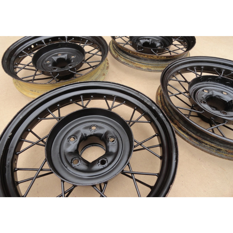 Roda Ford 1930 à 1931 Fordinho Aro 19" Tala 3" Usada - Jogo