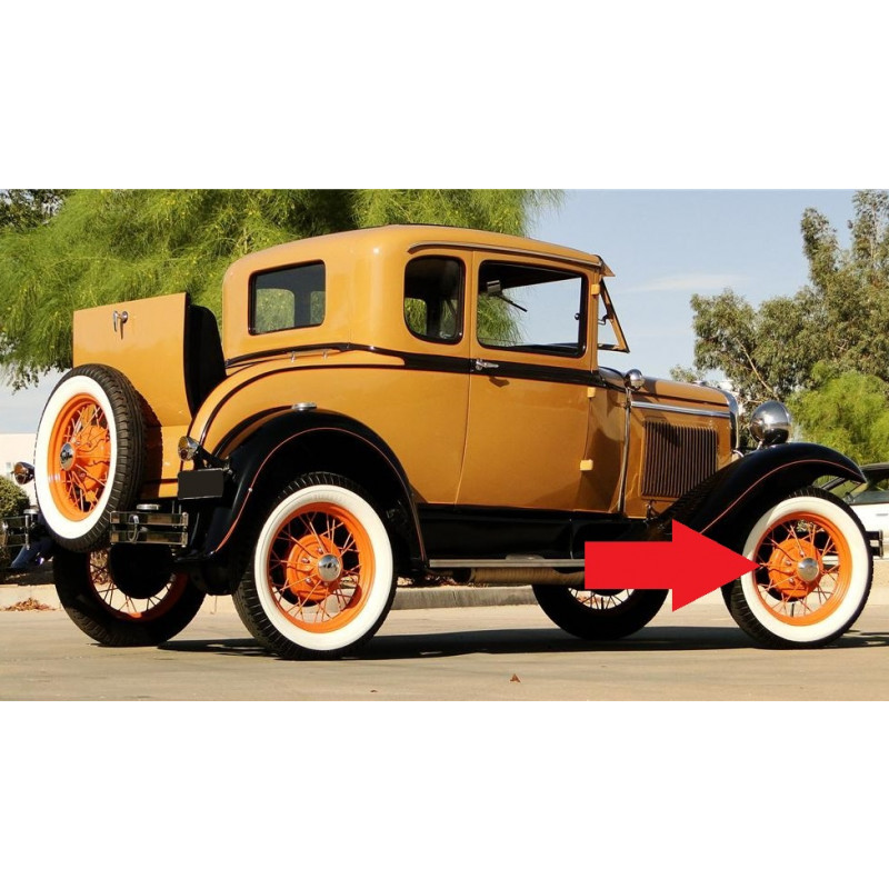 Roda Ford 1930 à 1931 Fordinho Aro 19" Tala 3" Usada - Jogo
