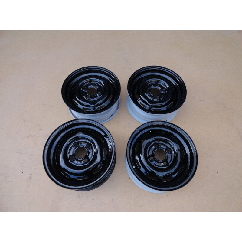 Roda Chevette Até 1979 Original Usada Preta - Jogo