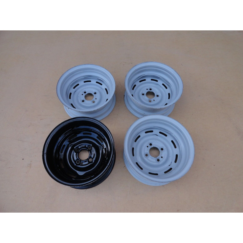 Roda Chevette Até 1979 Original Usada Preta - Jogo