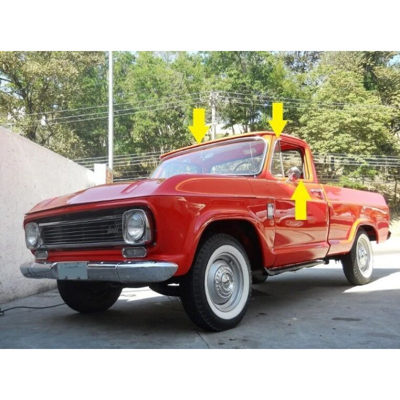 Vidros Verdes C-10, C-14, C-15, D-10 e A-10 1964 a 1985 - Jogo