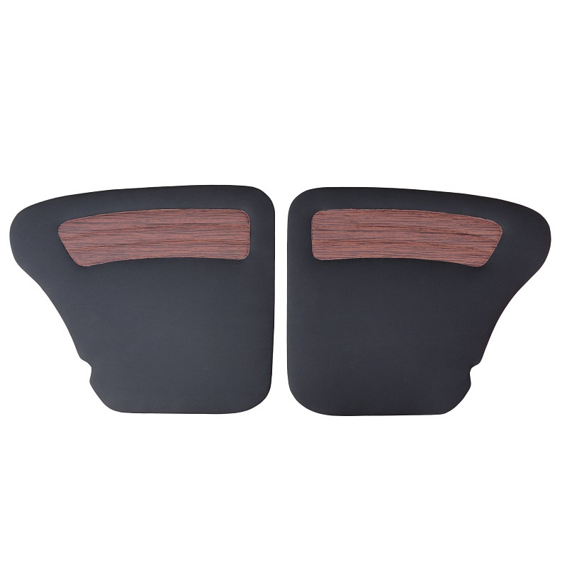 Capa do Painel Jacarandá + Forro de Porta e Lateral Preto c/ Jacarandá Fusca até 1974 - Jogo