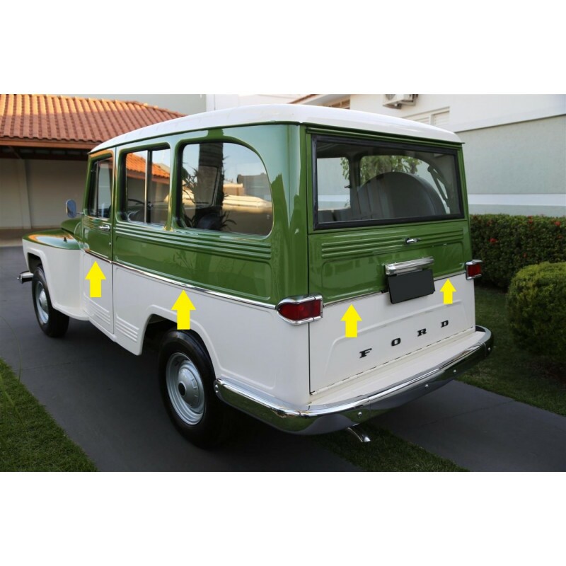 Friso Lateral e Traseiro Rural 60 a 77