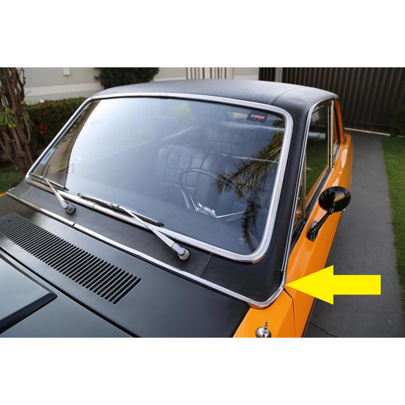 Friso Canto do Teto Vinil Ford Corcel I até 1977 Original Novo - Jogo