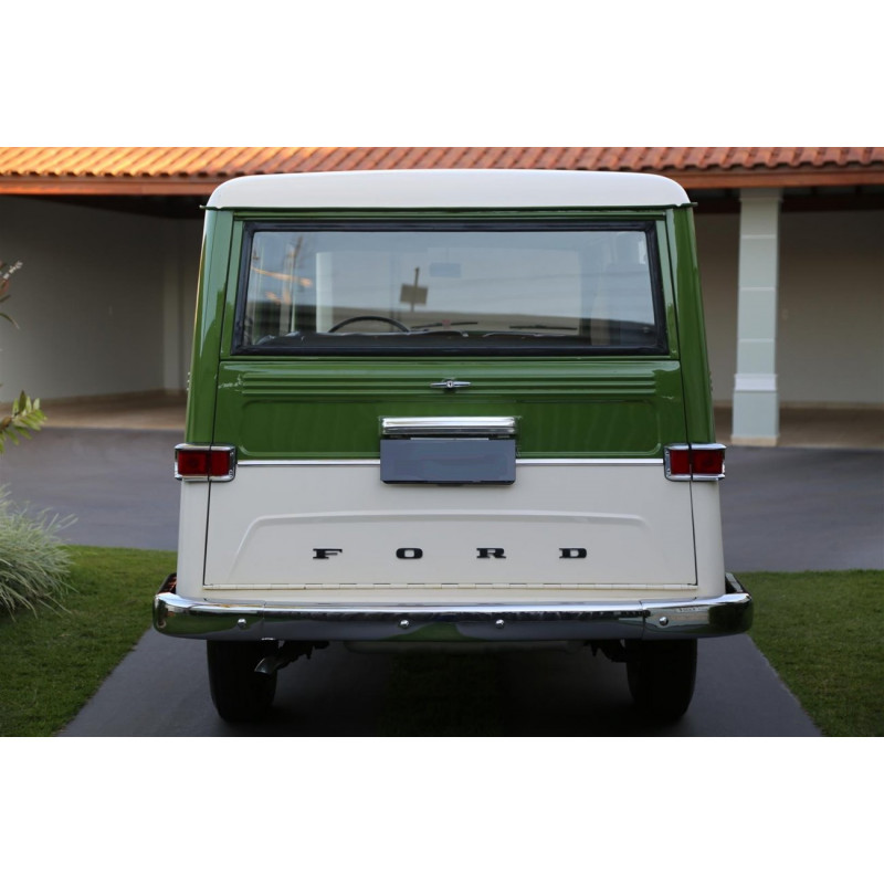 Emblema Ford Letras Tampa Traseira Ford Rural