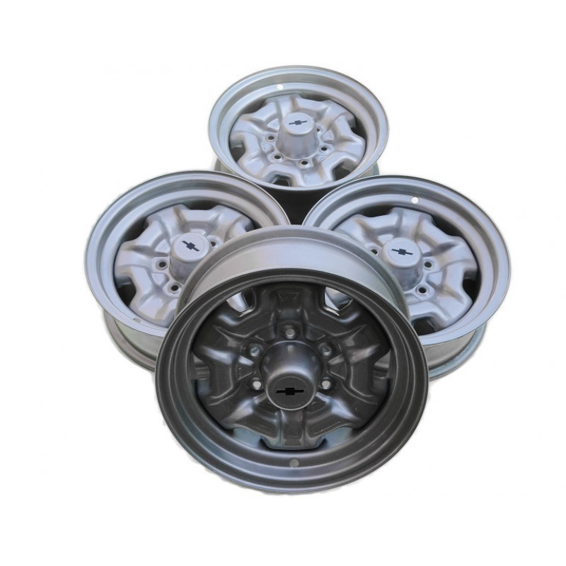 Roda Gama C-10 D-10 D-20 Ferro Aro 16 Tala 6 Original Usada  Jogo