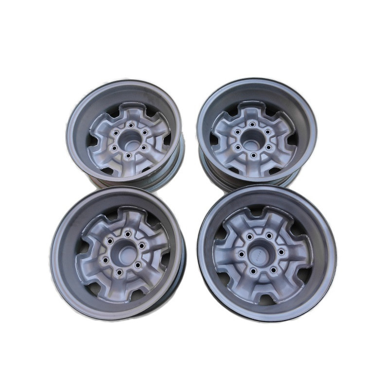 Roda Gama C-10 D-10 D-20 Ferro Aro 16 Tala 6 Original Usada  Jogo