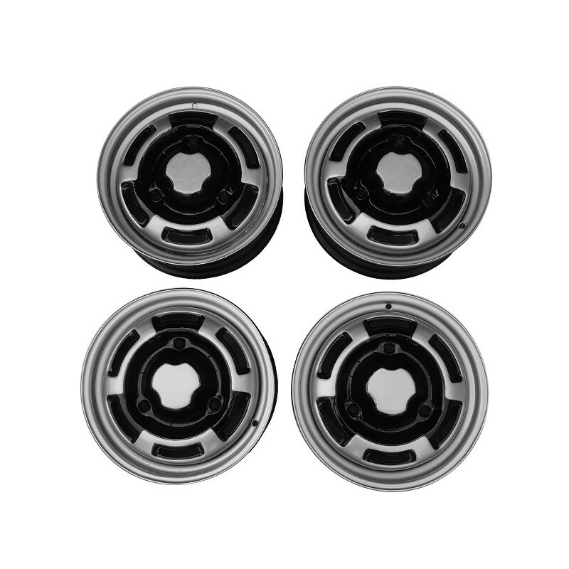 Roda Del Rey Série Prata 1982 a 1984 Aro 13 Tala 5 Original Jogo c/ 4 Rodas