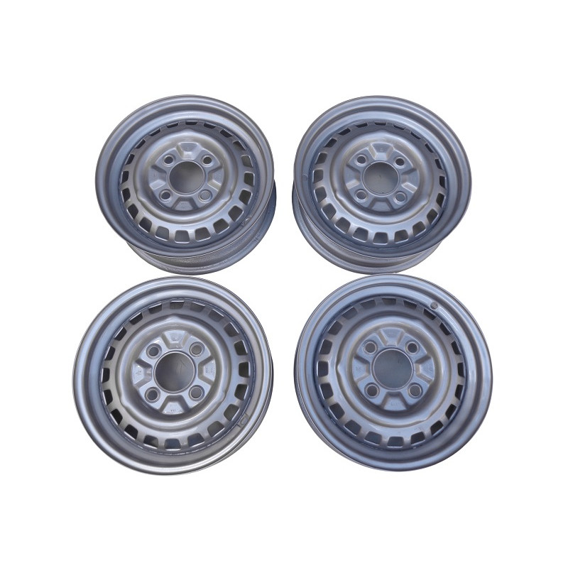 Roda Fusca 4 Furos Aro 15 Tala 4,5 c/ Calombo Original Restaurada - Jogo