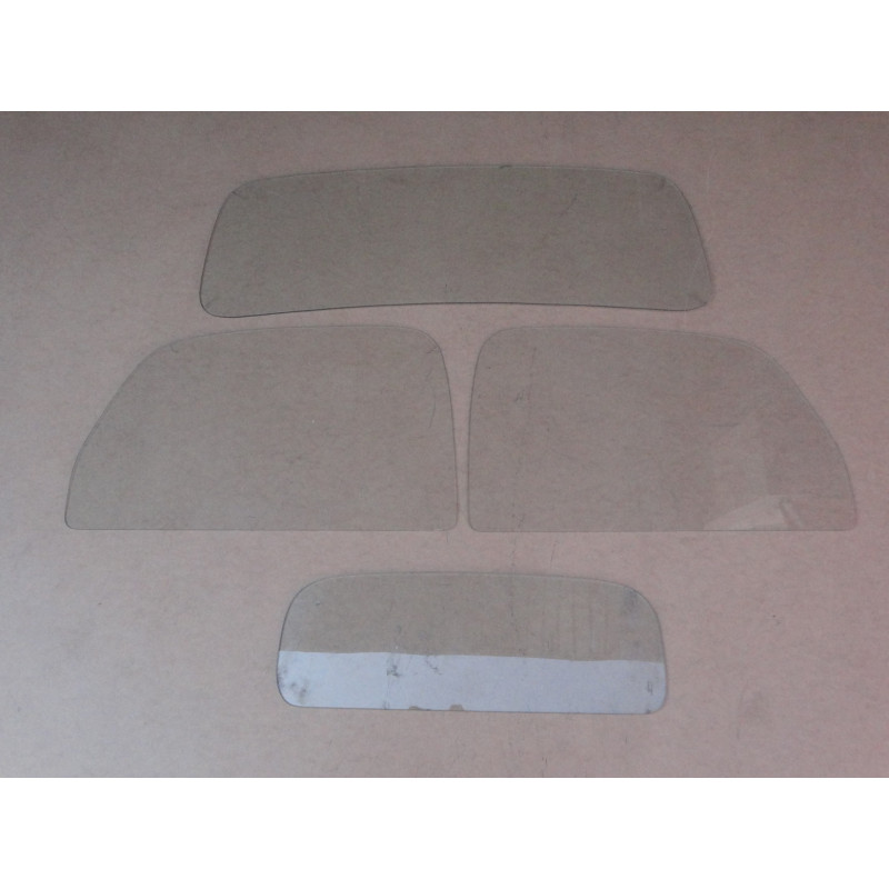 Vidro F-1 F-8 48 à 50 Inteiriço Sem Quebra Vento Incolor Jogo