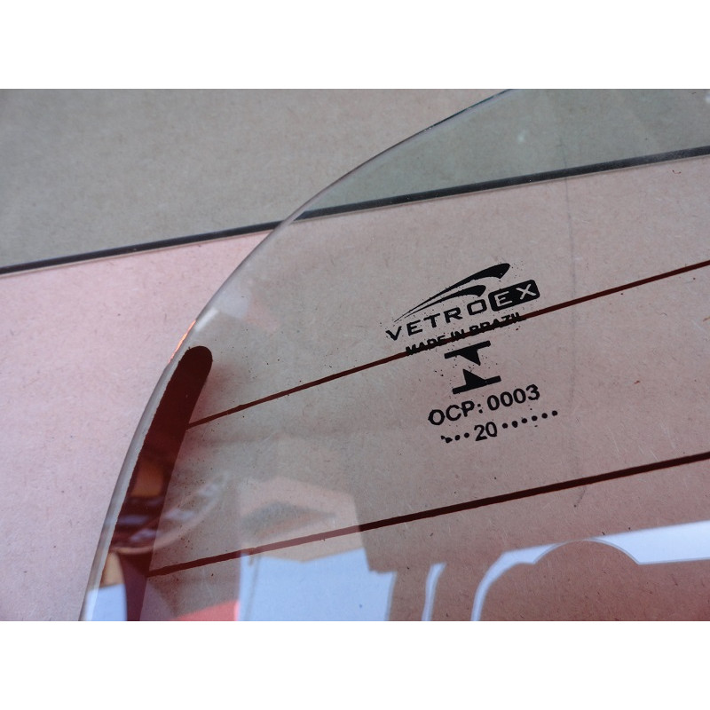 Vidro Parabrisa Vigia Porta Inteiriço Lateral Fixa Fusca 67 em Diante Verde Jogo