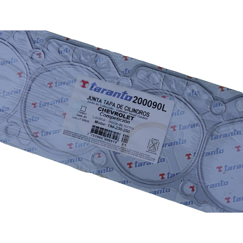 Junta do Cabeçote Alumínio Opala Caravan Silverado Omega 6 Cilindros 3.8 e 4.1 Taranto