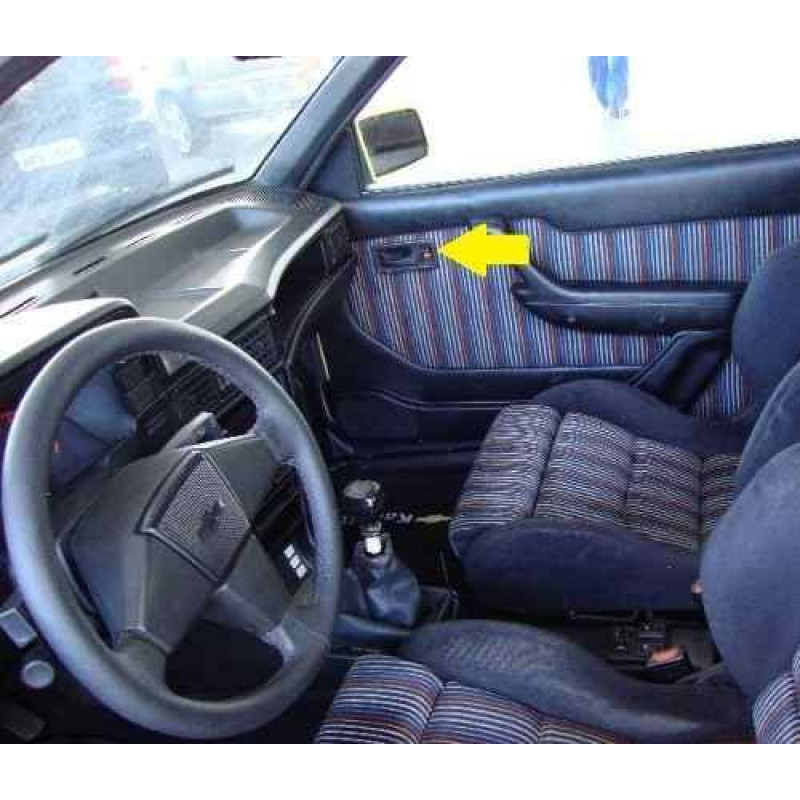 Kadett - Moldura Maçaneta Interna Preta