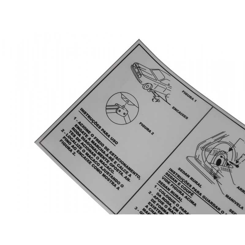 Adesivos Porta Malas Corcel I e Belina I 1969 a 1977 - Jogo