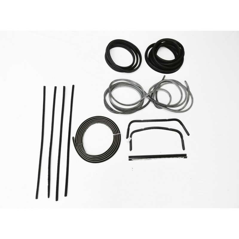 Borracha Kit F-100 56 e 59 à 61 Parabrisa Vigia Porta Canaleta Quebra Vento 