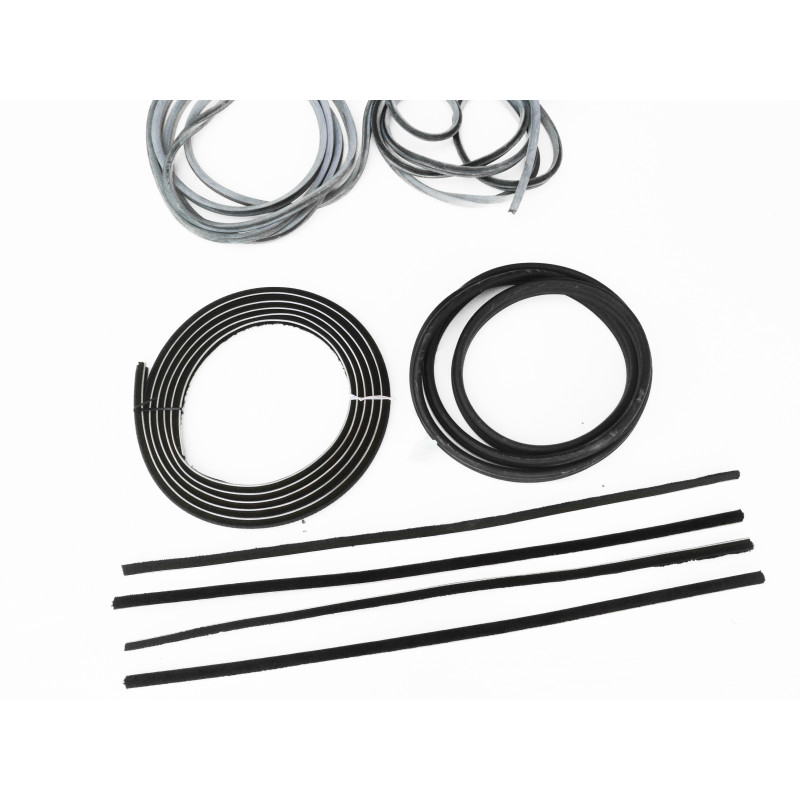 Borracha Kit F-100 F-600 62 à 71 Parabrisa Vigia Porta Canaleta Vidro Inteiriço