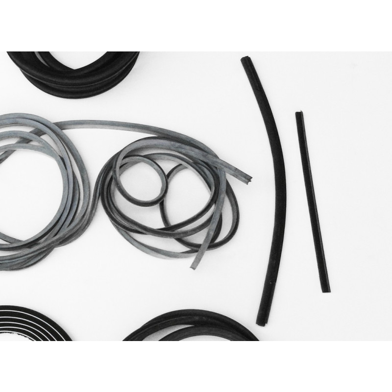 Borracha Kit F-100 F-600 62 à 71 Parabrisa Vigia Porta Canaleta Quebra Vento