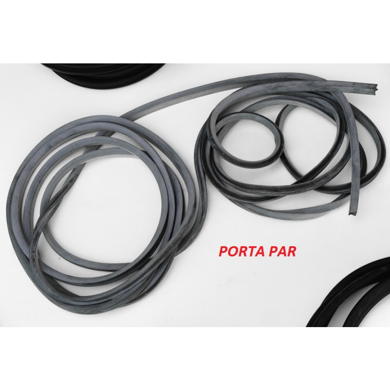 Borracha Kit F-100 F-600 62 à 71 Parabrisa Vigia Porta Canaleta Vidro Inteiriço