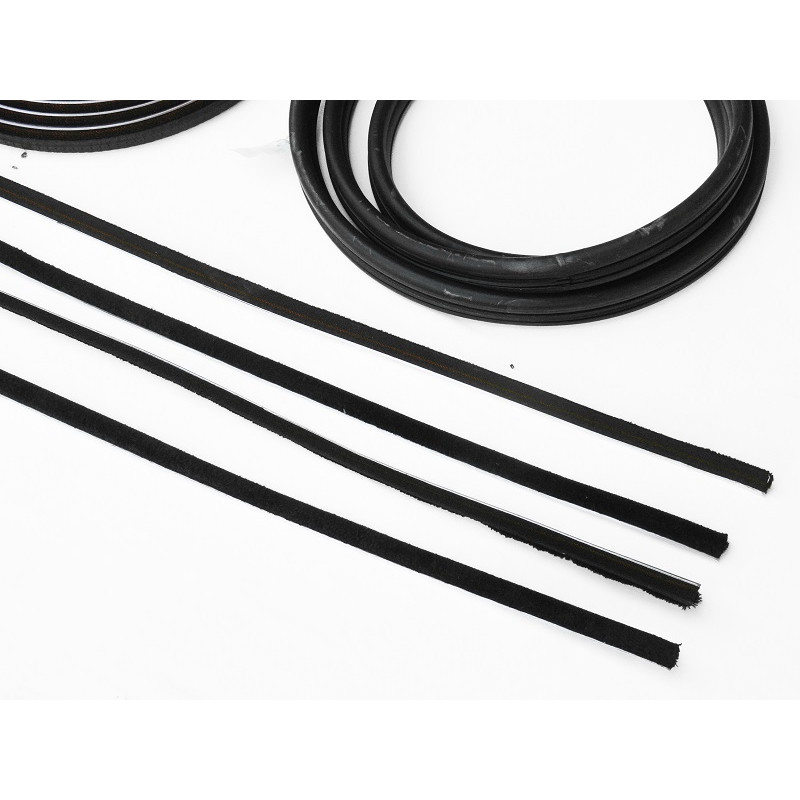 Borracha Kit F-100 F-600 62 à 71 Parabrisa Vigia Porta Canaleta Vidro Inteiriço