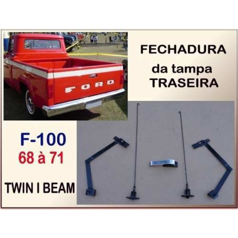 Fechadura Tampa Traseira F100 68 à 71 Twin I Beam