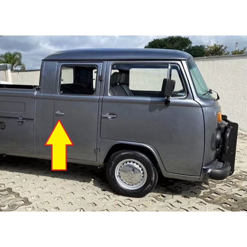 Maçaneta Externa Porta lateral tras. Sem Chave Clipper Cab. Dupla até 96