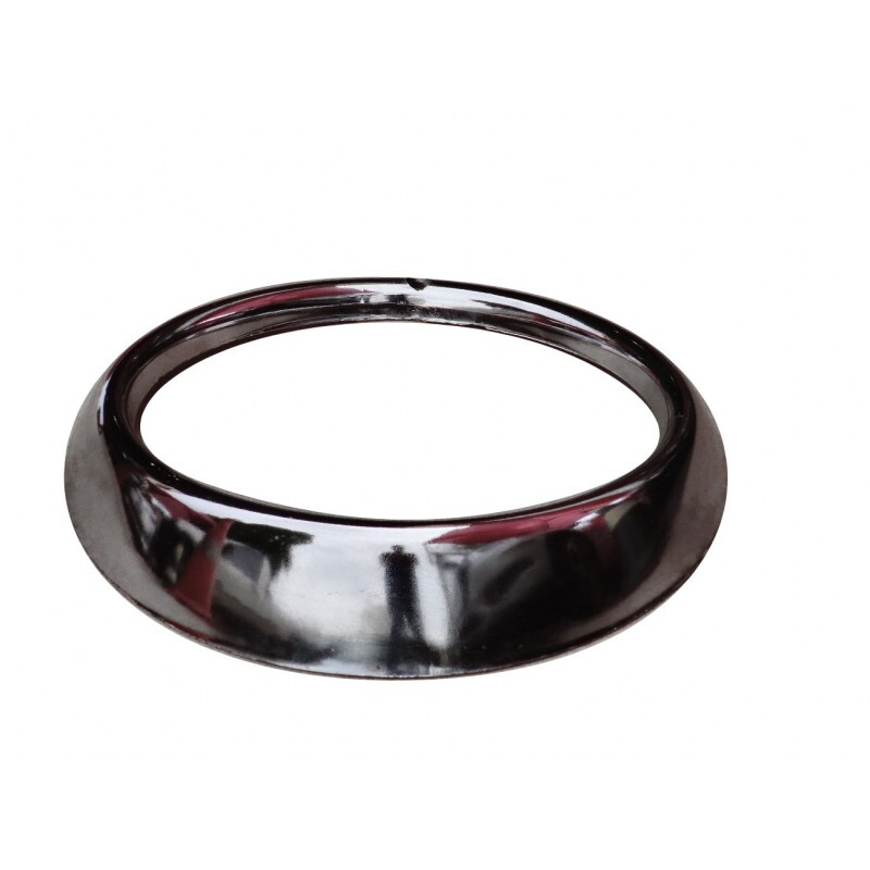 Aro do Farol Fusca Kombi 76 em Diante Plástico Cromado Usado - Par