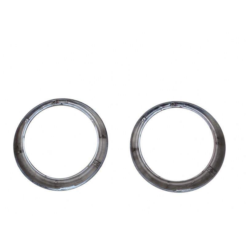 Aro do Farol Fusca Kombi 76 em Diante Plástico Cromado Usado - Par