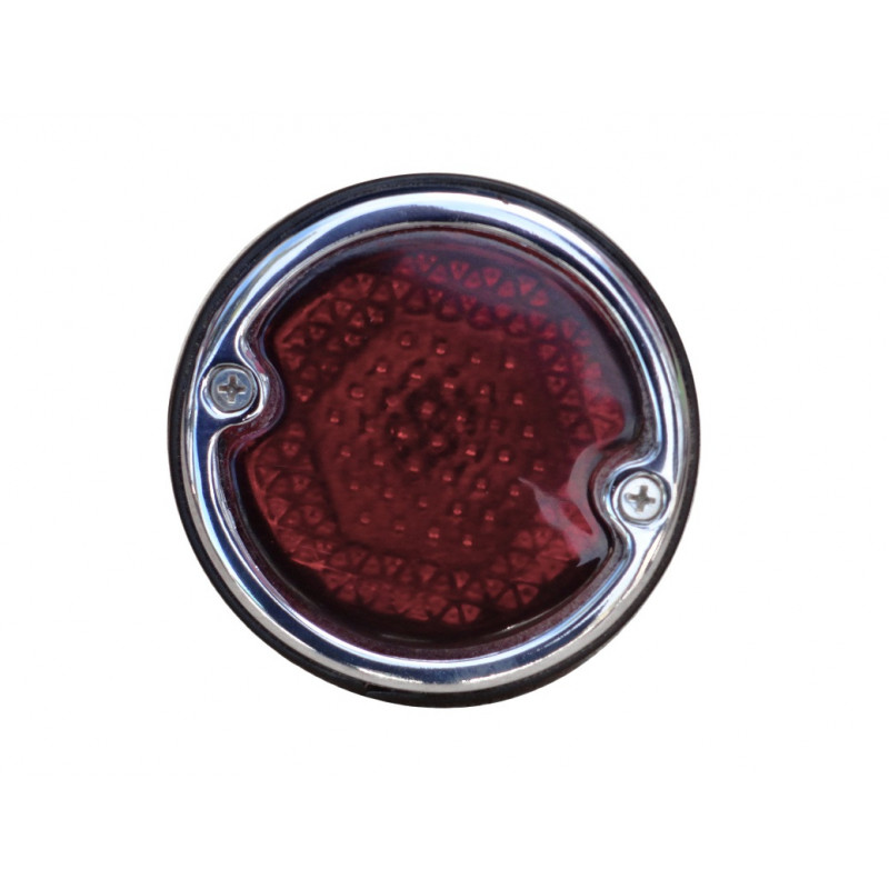 Lanterna Traseira Kombi Corujinha 61 e 62 Cromada Nova - Par