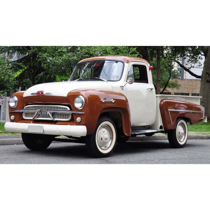 Lanterna Coluna Chevrolet Brasil 1958 a 1963 Orelha Padre - Par