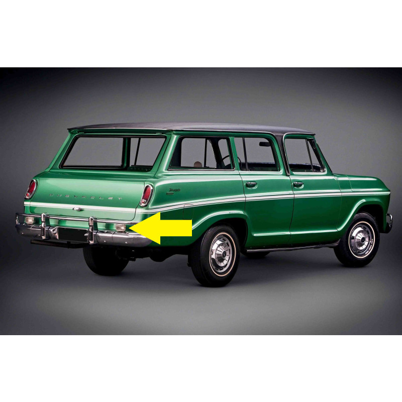 Lanterna Luz De Ré Traseira Chevrolet Veraneio Lente Resina