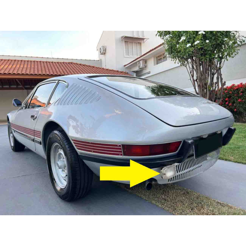 Lanterna Luz de Ré Traseira Volkswagen SP2 SP1 Lente Resina