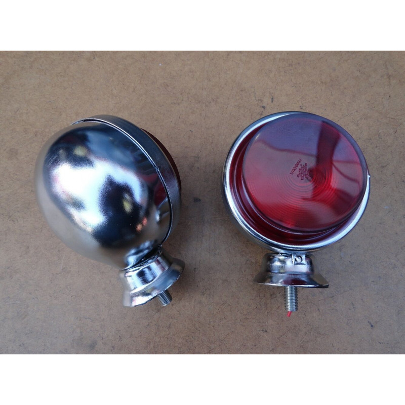 Lanterna Paralama Dianteiro Lente Vermelha Chevrolet Brasil - Par