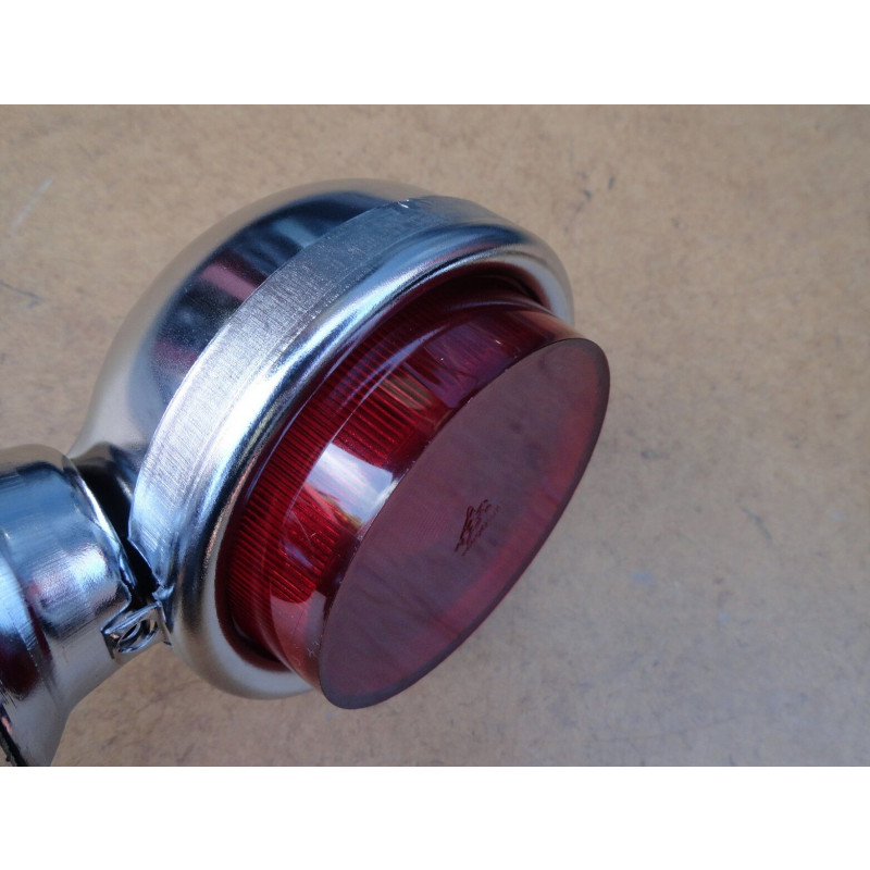 Lanterna Paralama Dianteiro Lente Vermelha Chevrolet Brasil - Par