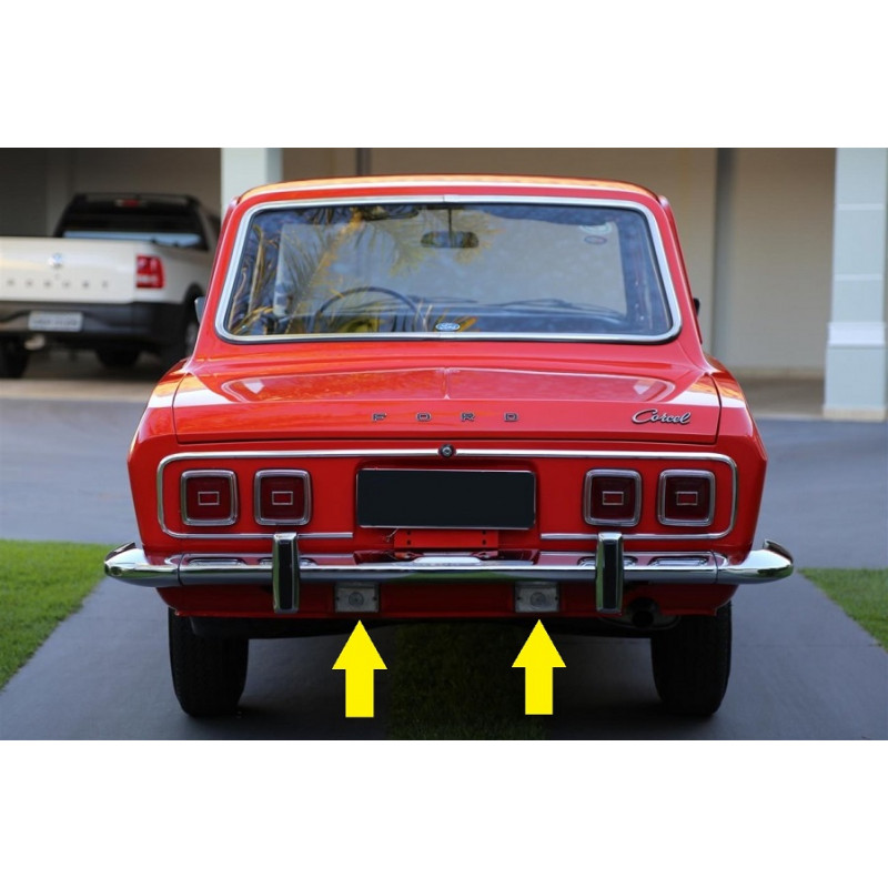 Lanterna Ré Corcel I Belina 1971 1972 Cristal Incolor Nova - Par