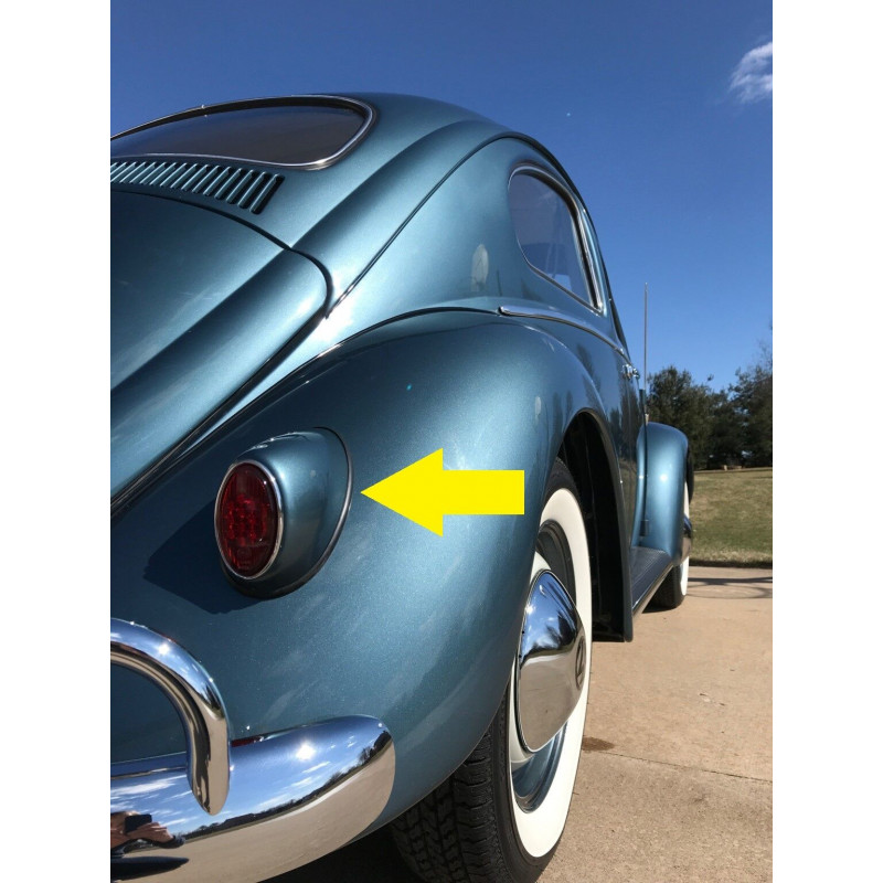 Lanterna Traseira Fusca 1955 a 1961 - Par