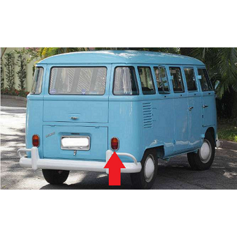 Lanterna Traseira Kombi 63 à 75 Corujinha Completa Par