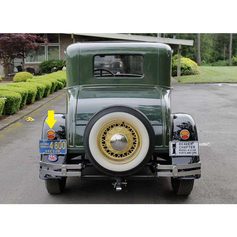 Lanterna Traseira Com Visor Ford Model A 1928 a 1931