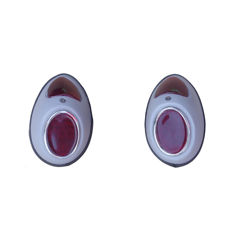 Lanterna Traseira Fusca 1952 a 1955 Coração - Par