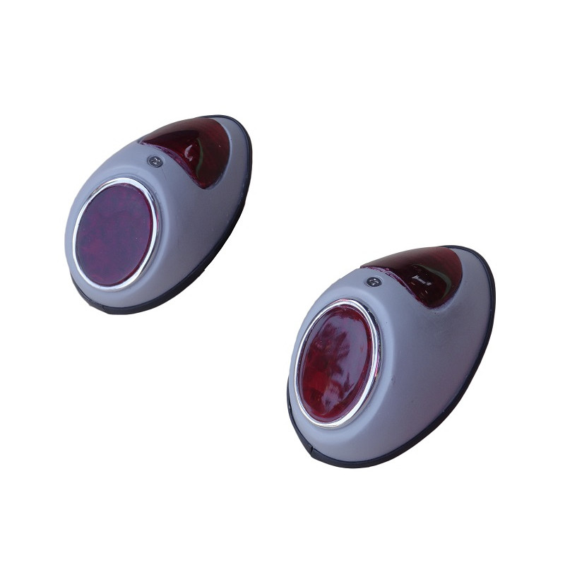 Lanterna Traseira Fusca 1952 a 1955 Coração - Par