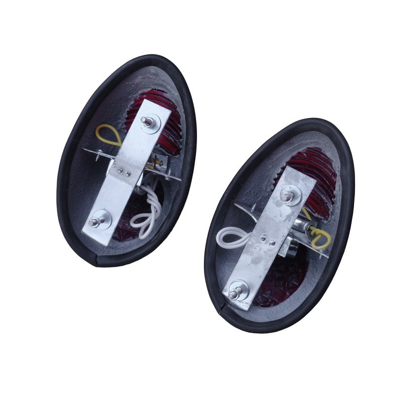 Lanterna Traseira Fusca 1952 a 1955 Coração - Par